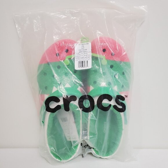 Crocs Classic Elf Faux Fur Lined Clogs Holiday Christmas Glitter Mens 13 /Wmn14 main image 13